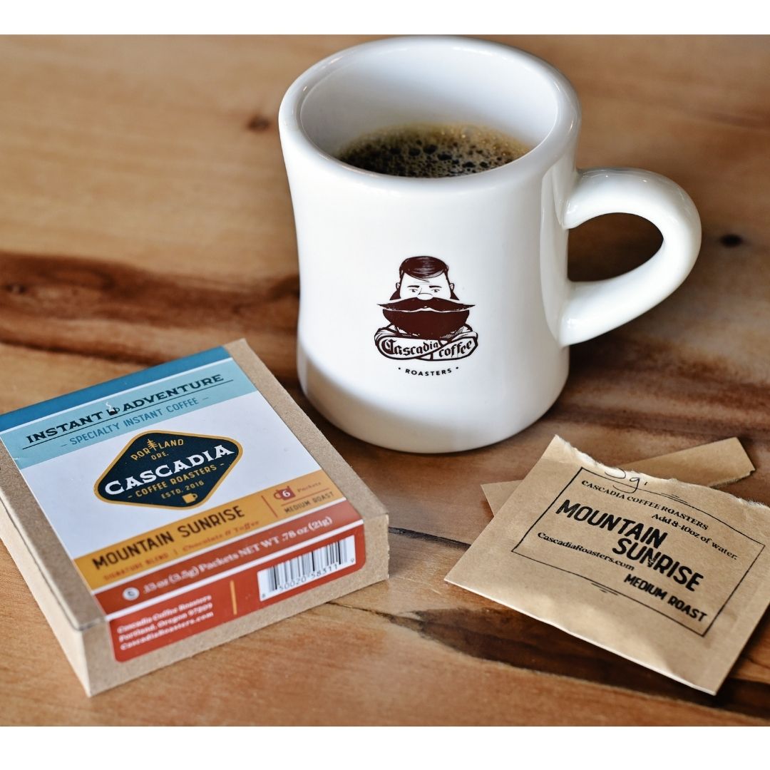 Instant Adventure cup with packet