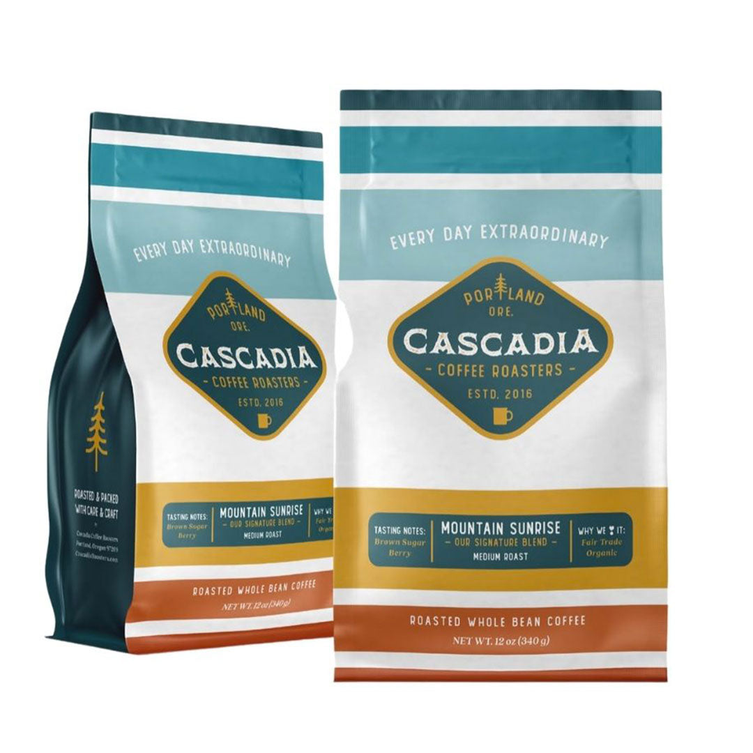 Whole Bean Coffee Bags - Mt Sunrise