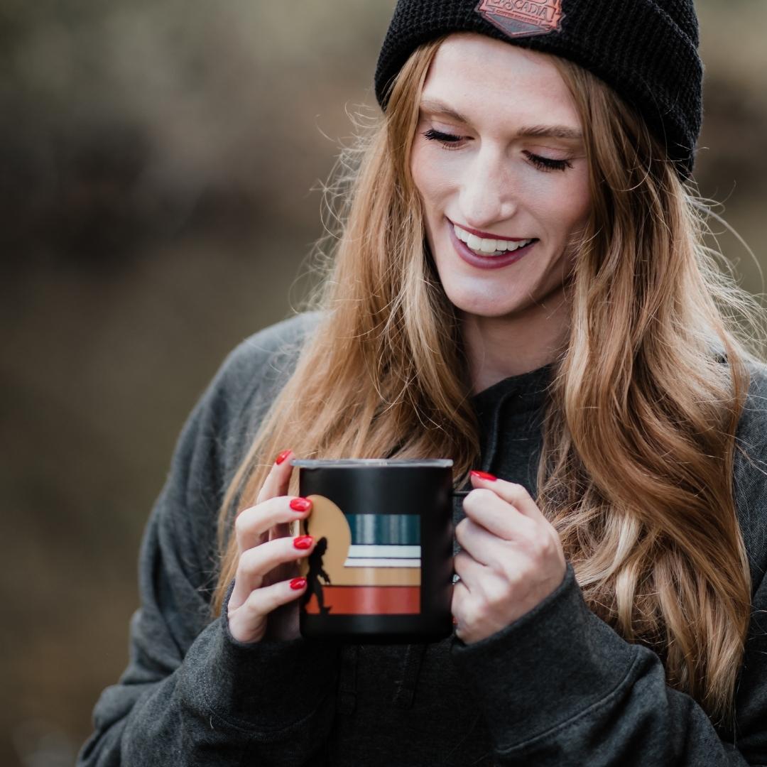 Add 8-10 oz of Water. Stir Well and Enjoy you Instant Adventure Specialty Instant Coffee!