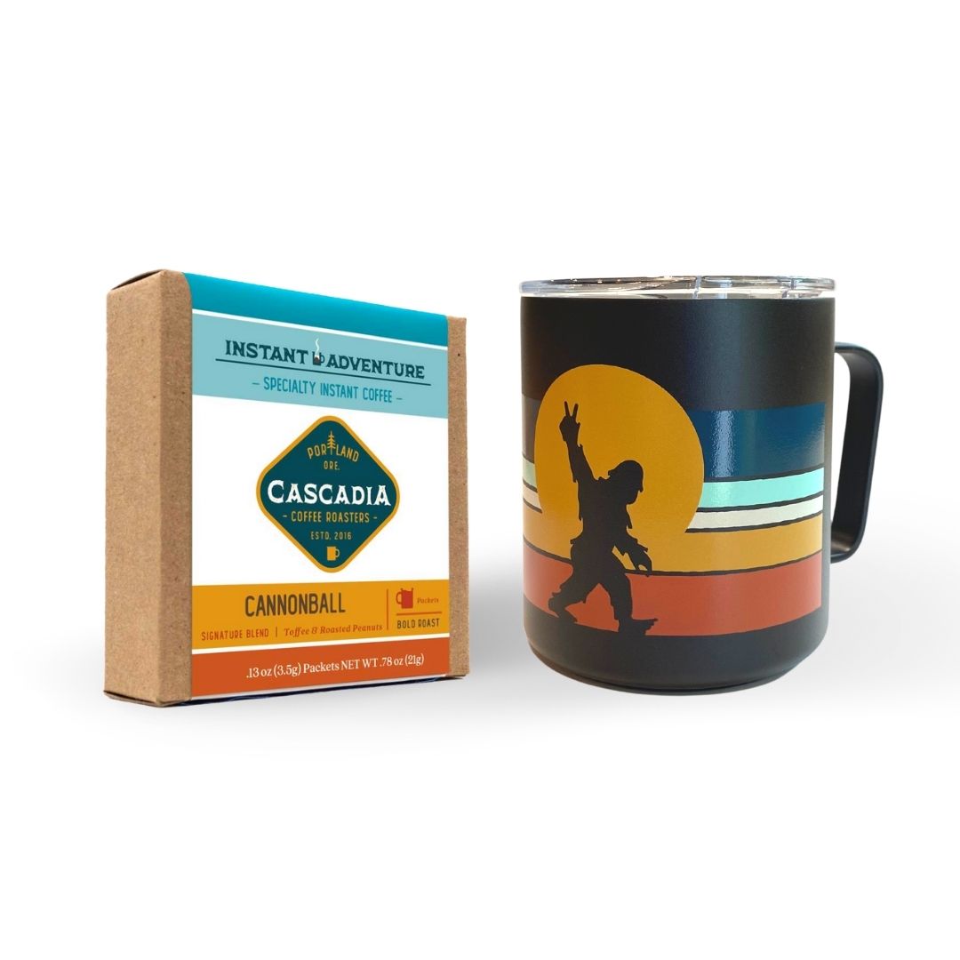 Instant Coffee 6 pack and Miir camp mug