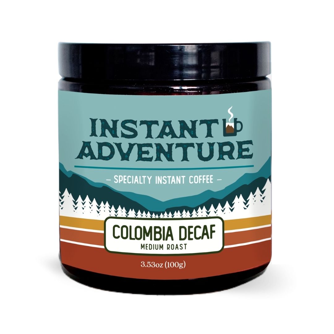 Colombia Decaf 33 serving instant coffee jar